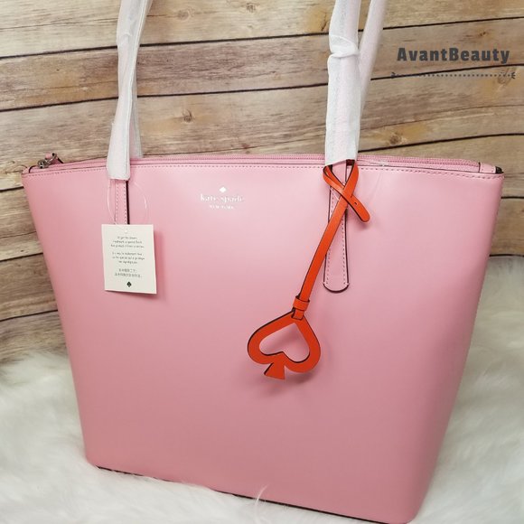 Kate Spade Large tote Bright Carnation Zina Bag - Picture 7 of 16